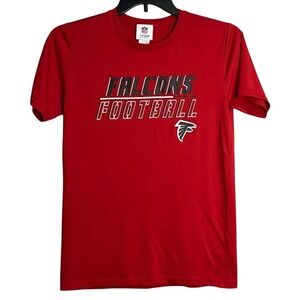 NFL Team Apparel Atlanta Falcons Short Sleeve Tshirt Size Small ‎ Red